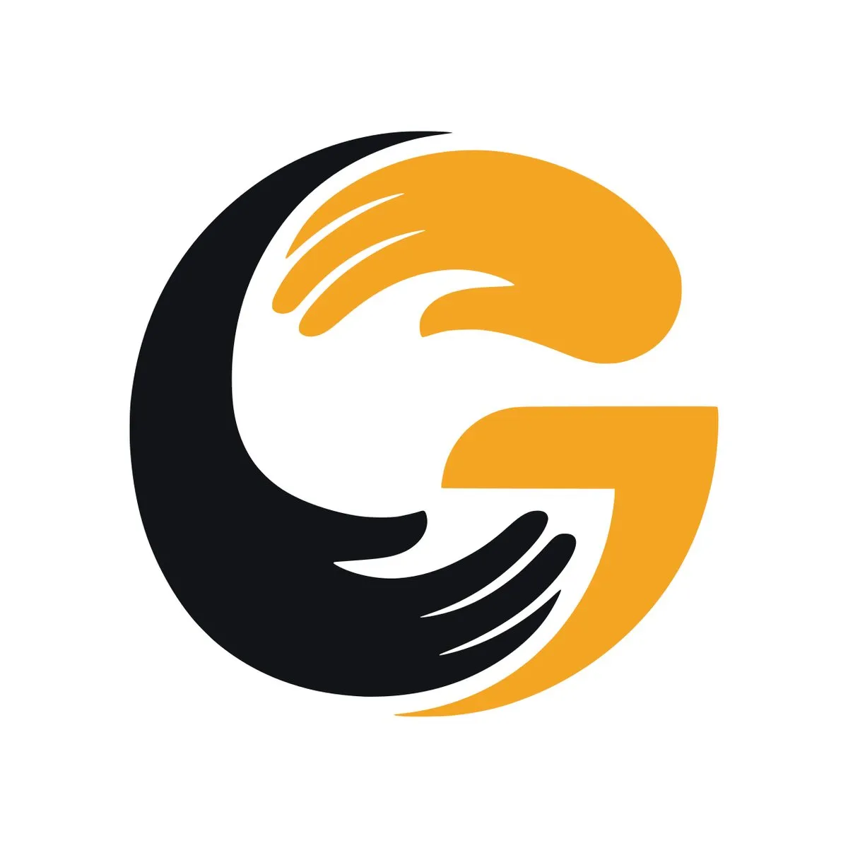 Gemini Strategic Consultants mark: two hands closing into a G